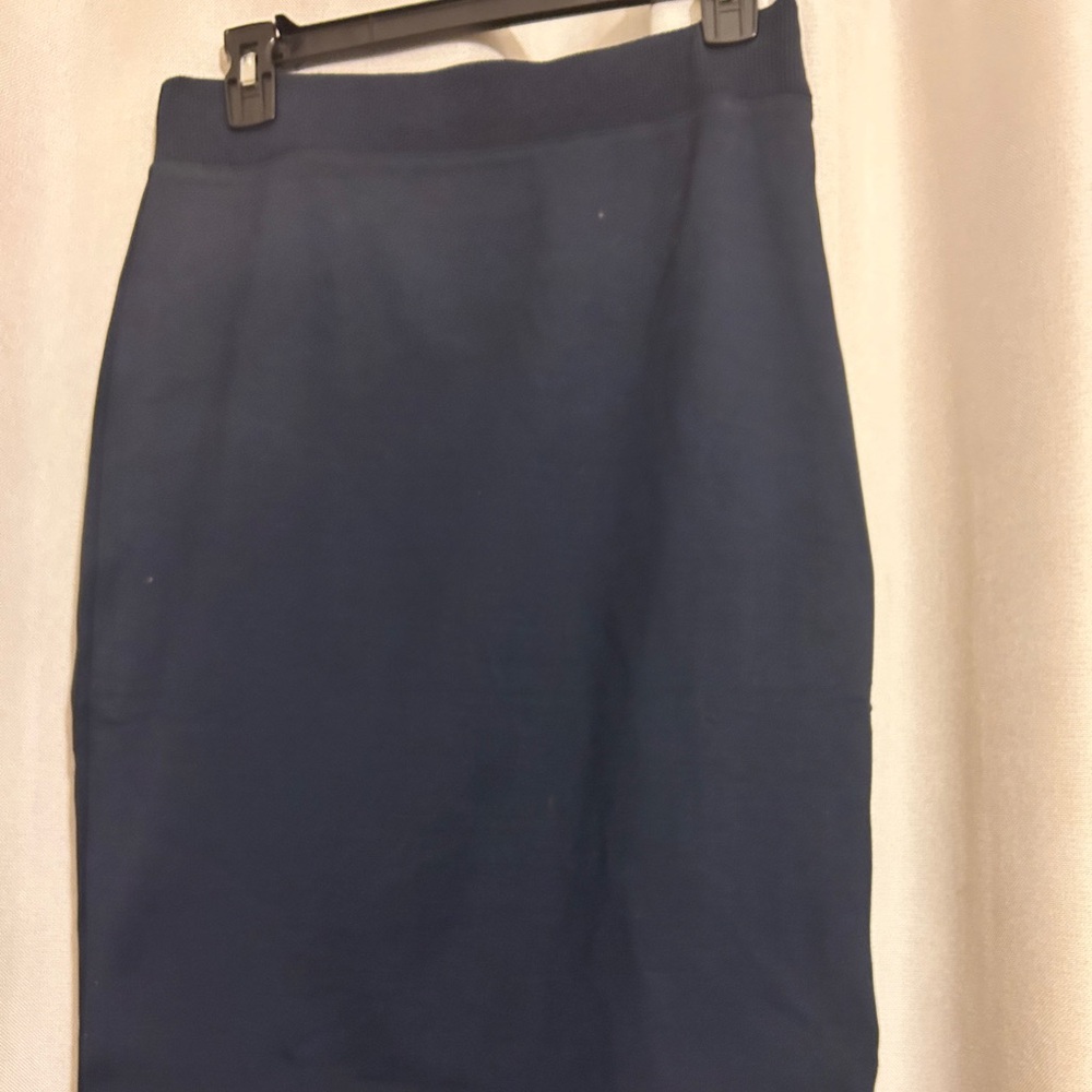 Classic Navy Pencil Skirt